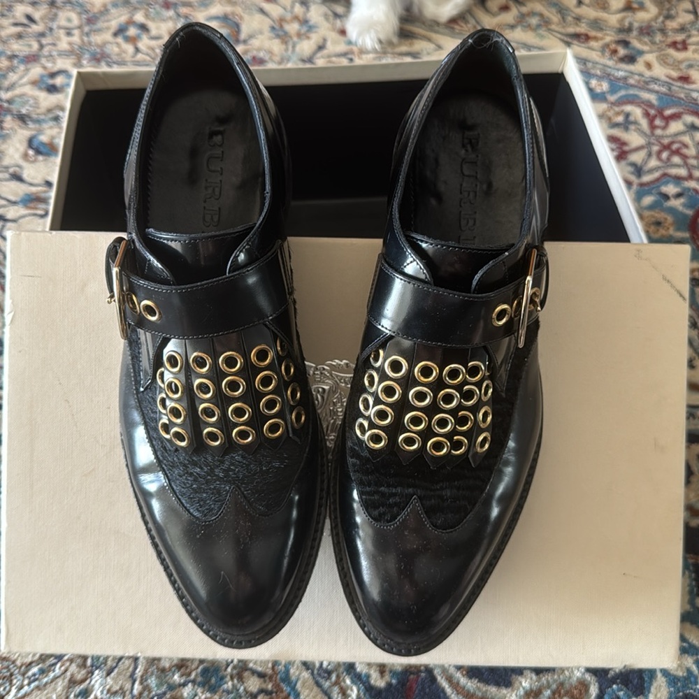 Black Burberry shoes